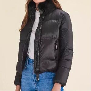 Maje Down Puffer Coat